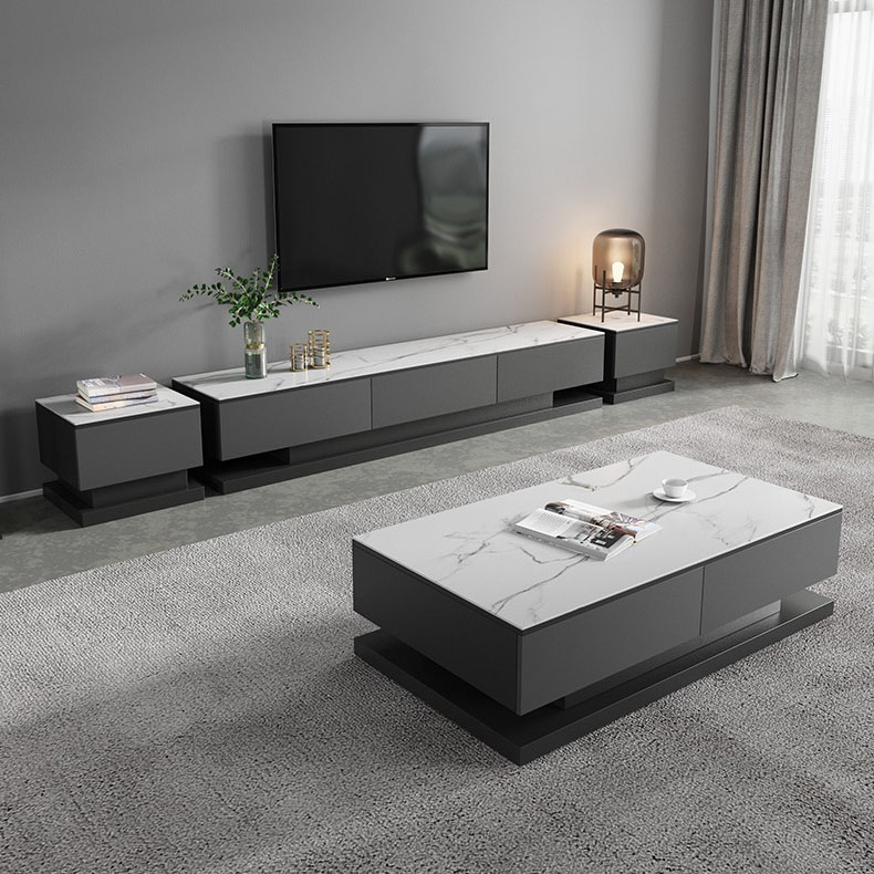 Marble Table Top TV Console/ Coffee Table/ Side Cabinet (K1203 ...