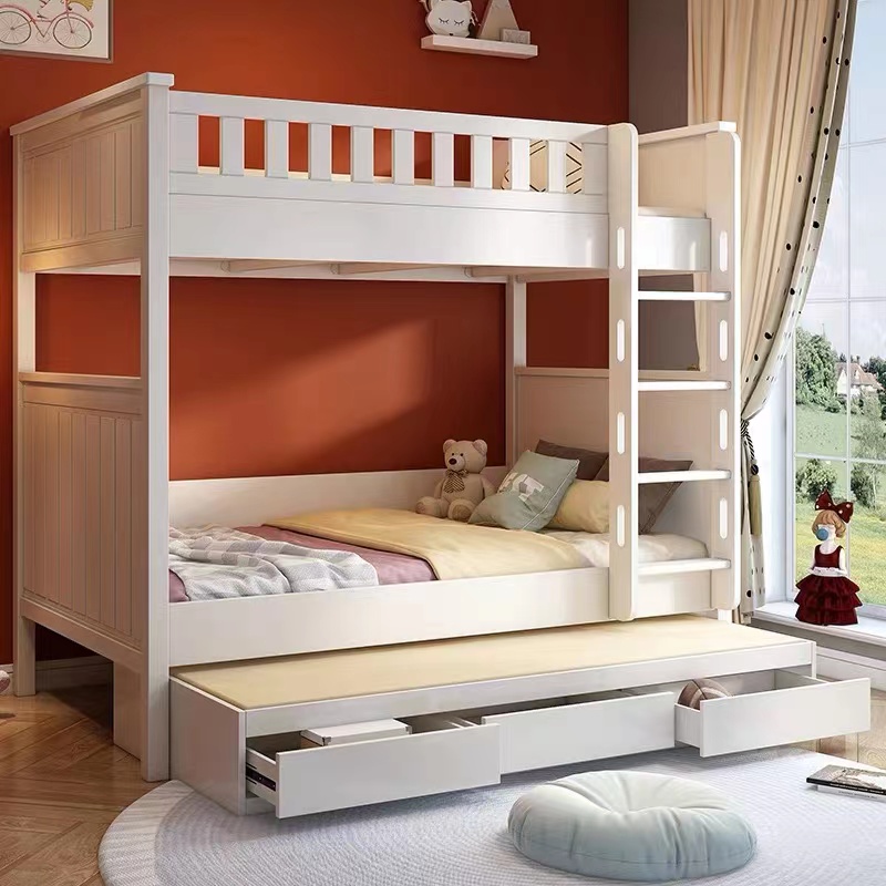 Bunk Bed with Staircase with Pull out bed/drawers (K0267) – proonespace.com