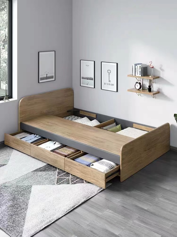 Bedframe with storage drawers (M0130) – proonespace.com